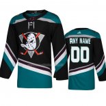 Maglia Hockey Anaheim Ducks Personalizzate Alternato Nero
