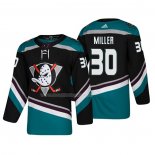Maglia Hockey Anaheim Ducks Ryan Miller Alternato 25th Anniversario Autentico Nero