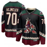 Maglia Hockey Arizona Coyotes Karel Vejmelka Home Breakaway Nero