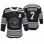 Maglia Hockey Bambino Chicago Blackhawks Brent Seabrook Premier Alternato Nero