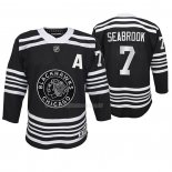 Maglia Hockey Bambino Chicago Blackhawks Brent Seabrook Premier Alternato Nero
