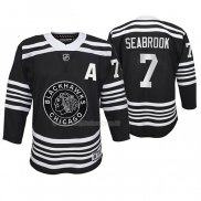 Maglia Hockey Bambino Chicago Blackhawks Brent Seabrook Premier Alternato Nero