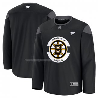 Maglia Hockey Boston Bruins Practice Nero