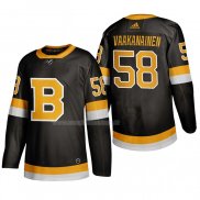 Maglia Hockey Boston Bruins Urho Vaakanainen Alternato 2019-20 Nero