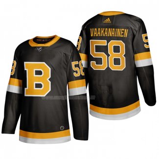 Maglia Hockey Boston Bruins Urho Vaakanainen Alternato 2019-20 Nero