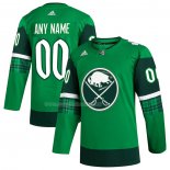 Maglia Hockey Buffalo Sabres 2023 St. Patrick's Day Autentico Personalizzate Verde