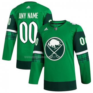 Maglia Hockey Buffalo Sabres 2023 St. Patrick's Day Autentico Personalizzate Verde