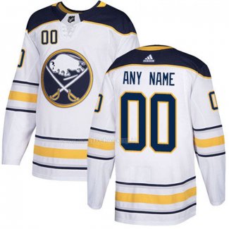 Maglia Hockey Buffalo Sabres Personalizzate Away Bianco