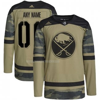 Maglia Hockey Buffalo Sabres Personalizzate Military Appreciation Team Autentico Practice Camuffamento