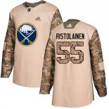 Maglia Hockey Buffalo Sabres Rasmus Ristolainen Autentico 2017 Veterans Day Camuffamento