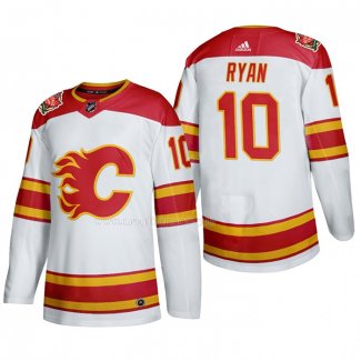 Maglia Hockey Calgary Flames Derek Ryan 2019 Heritage Classic Autentico Bianco