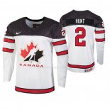 Maglia Hockey Canada Daemon Hunt 2019 Hlinka Gretzky Cup Bianco