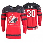 Maglia Hockey Canada Dylan Garand 2019 Hlinka Gretzky Cup Rosso