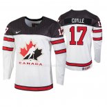 Maglia Hockey Canada Will Cuylle 2019 Hlinka Gretzky Cup Bianco