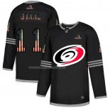 Maglia Hockey Carolina Hurricanes Jordan Staal 2020 USA Flag Nero