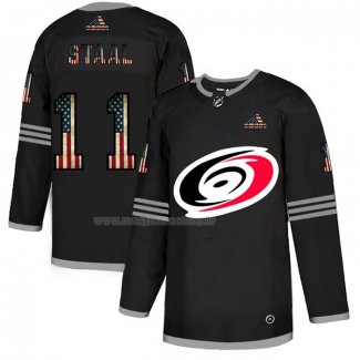 Maglia Hockey Carolina Hurricanes Jordan Staal 2020 USA Flag Nero