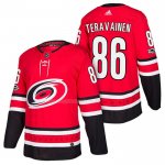Maglia Hockey Carolina Hurricanes Teuvo Teravainen Home Autentico 2018 Rosso