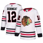 Maglia Hockey Chicago Blackhawks Alex Debrincat Away Bianco