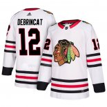 Maglia Hockey Chicago Blackhawks Alex Debrincat Away Bianco