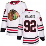 Maglia Hockey Chicago Blackhawks Alexander Nylander Road Autentico Bianco