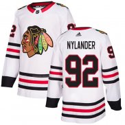 Maglia Hockey Chicago Blackhawks Alexander Nylander Road Autentico Bianco