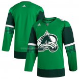 Maglia Hockey Colorado Avalanche 2023 St. Patrick's Day Autentico Verde
