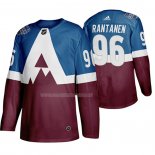 Maglia Hockey Colorado Avalanche Mikko Rantanen 2020 Stadium Series Blu