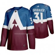 Maglia Hockey Colorado Avalanche Philipp Grubauer 2020 Stadium Series Blu