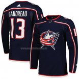 Maglia Hockey Columbus Blue Jackets Johnny Gaudreau Home Primegreen Autentico Pro Blu