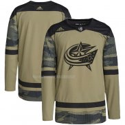 Maglia Hockey Columbus Blue Jackets Military Appreciation Team Autentico Practice Camuffamento