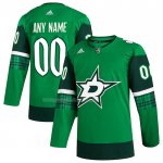 Maglia Hockey Dallas Stars 2023 St. Patrick's Day Autentico Personalizzate Verde