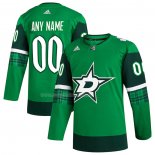 Maglia Hockey Dallas Stars 2023 St. Patrick's Day Autentico Personalizzate Verde