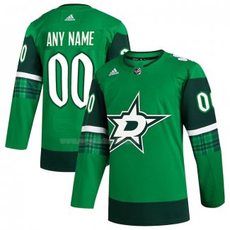 Maglia Hockey Dallas Stars 2023 St. Patrick's Day Autentico Personalizzate Verde