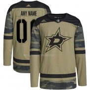 Maglia Hockey Dallas Stars Personalizzate Military Appreciation Team Autentico Practice Camuffamento