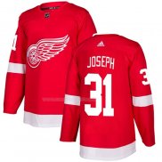 Maglia Hockey Detroit Red Wings Curtis Joseph Home Autentico Rosso