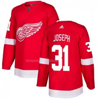 Maglia Hockey Detroit Red Wings Curtis Joseph Home Autentico Rosso