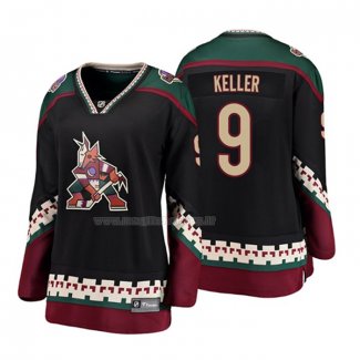 Maglia Hockey Donna Arizona Coyotes Clayton Keller Heritage Alternato Breakaway Nero