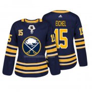 Maglia Hockey Donna Buffalo Sabres Jack Eichel Autentico Giocatore Blu