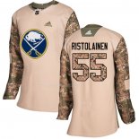 Maglia Hockey Donna Buffalo Sabres Rasmus Ristolainen Autentico 2017 Veterans Day Camuffamento