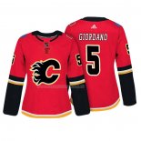Maglia Hockey Donna Calgary Flames Mark Giordano Autentico Giocatore Rosso