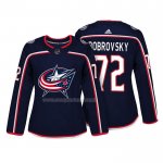 Maglia Hockey Donna Columbus Blue Jackets Sergei Bobrovsky Autentico Giocatore Blu