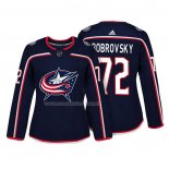 Maglia Hockey Donna Columbus Blue Jackets Sergei Bobrovsky Autentico Giocatore Blu