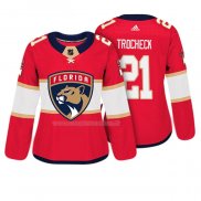 Maglia Hockey Donna Florida Panthers Vincent Trocheck Autentico Giocatore Rosso