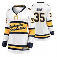 Maglia Hockey Donna Nashville Predators Pekka Rinne Breakaway Giocatore 2020 Winter Classic Bianco