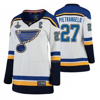 Maglia Hockey Donna St. Louis Blues Jaden Schwartz Autentico Giocatore Blu