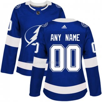 Maglia Hockey Donna Tampa Bay Lightning Personalizzate Home Blu