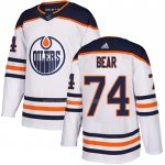 Maglia Hockey Edmonton Oilers Ethan Bear Road Autentico Bianco