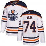 Maglia Hockey Edmonton Oilers Ethan Bear Road Autentico Bianco
