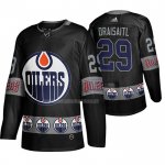 Maglia Hockey Edmonton Oilers Leon Draisaitl Breakaway Nero