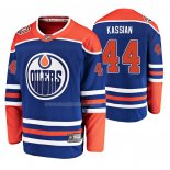 Maglia Hockey Edmonton Oilers Zack Kassian 44 Alternato Autentico Blu